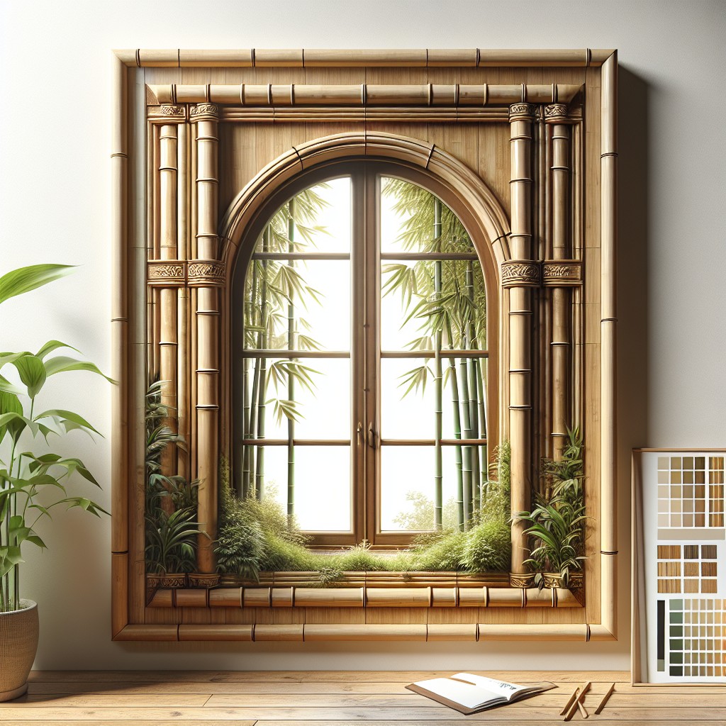 environment friendly bamboo window trim