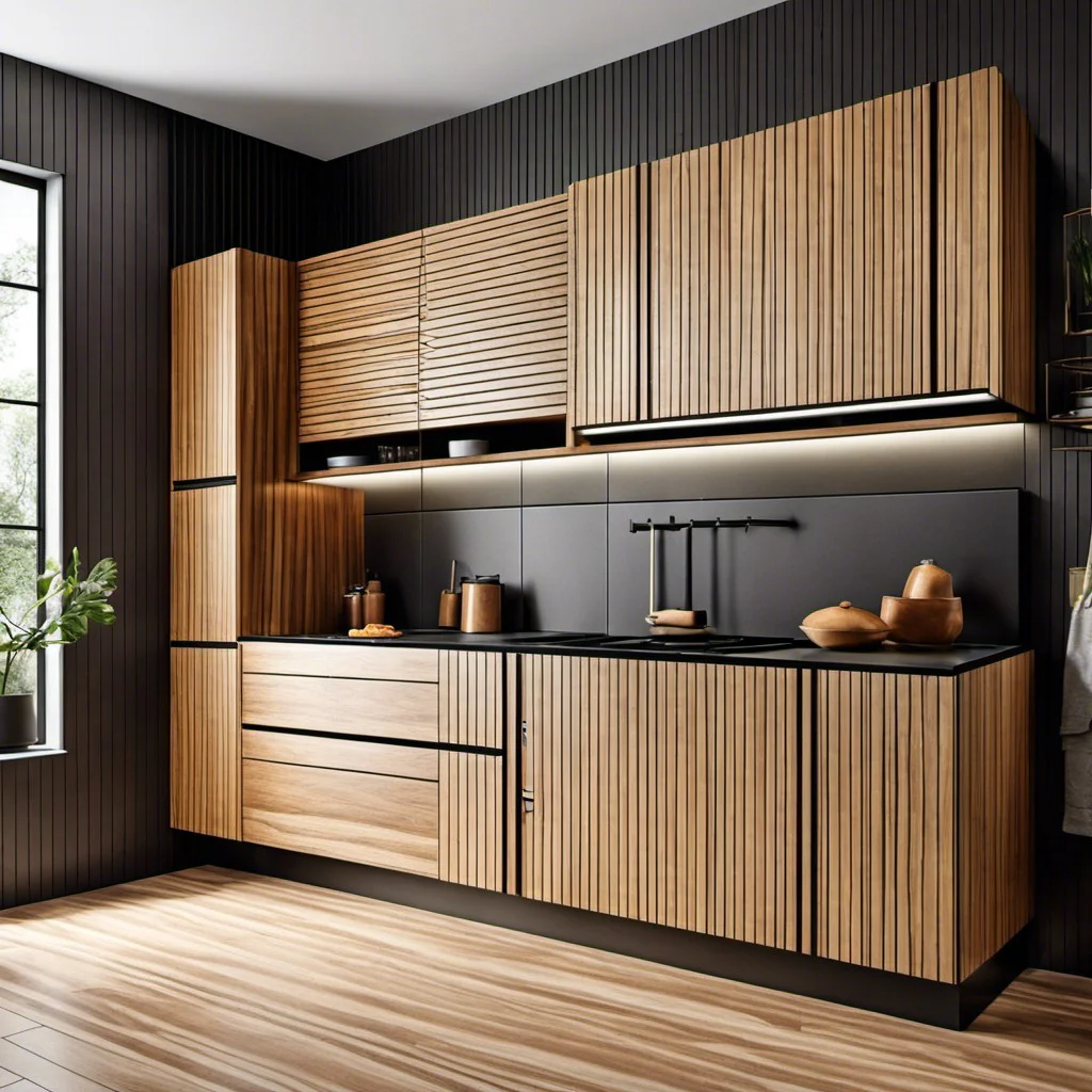 experiment with geometric wood grain patterns