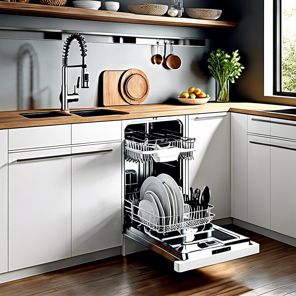 explore a compact dishwasher design for smaller islands
