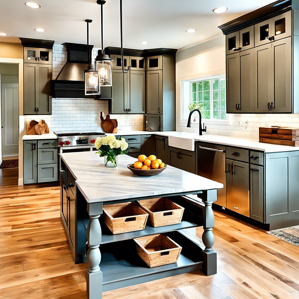 farmhouse style kitchen islands