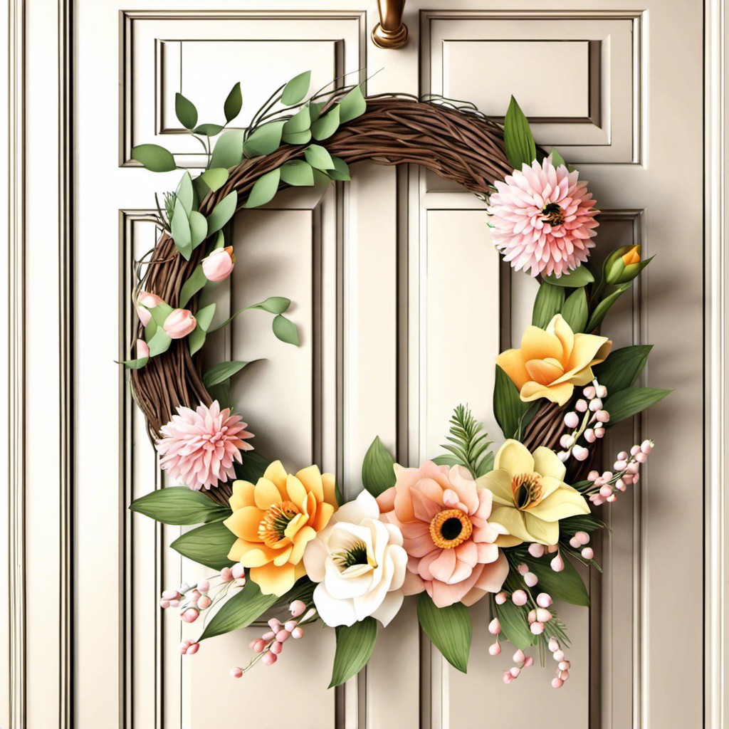floral wreaths for a touch of spring