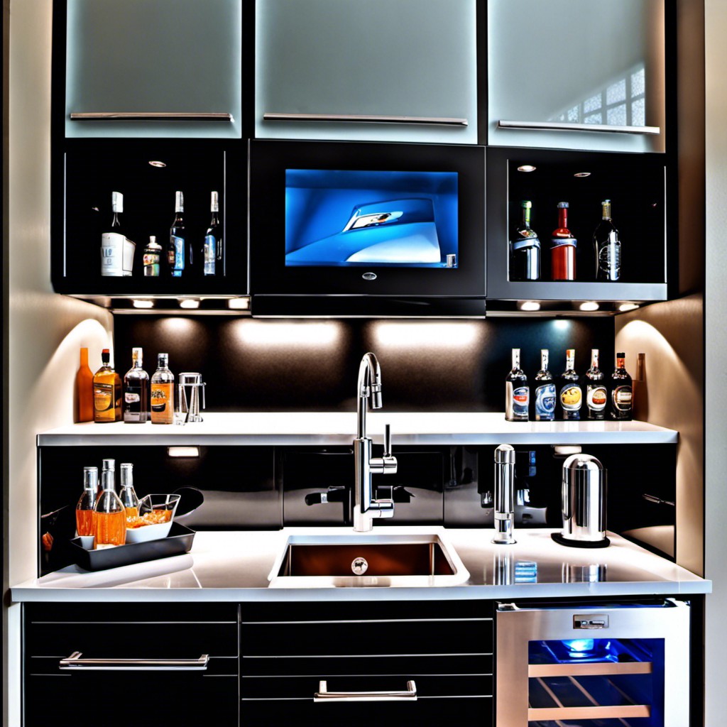 futuristic compact bar