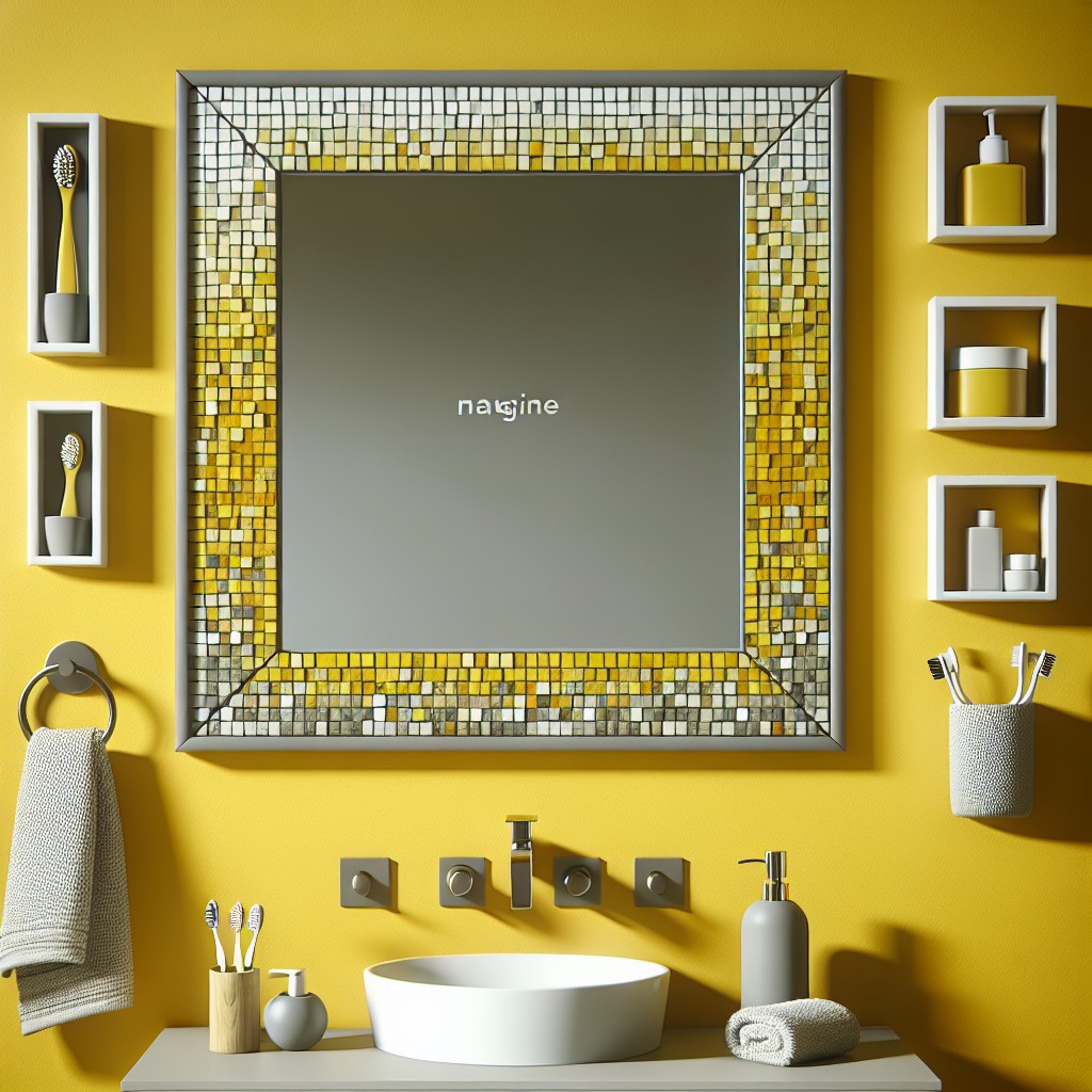 20 Yellow and Gray Bathroom Accessories Ideas for a Refreshed Look