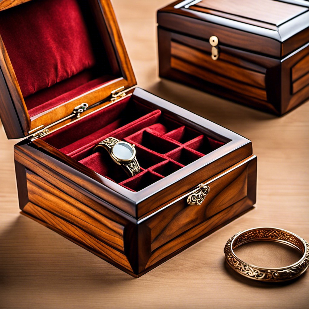 handcrafted wooden jewelry box an elegant surprise