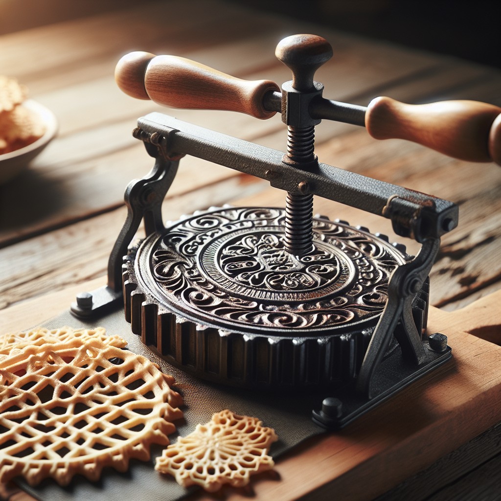 health benefits of using a cast iron pizzelle press