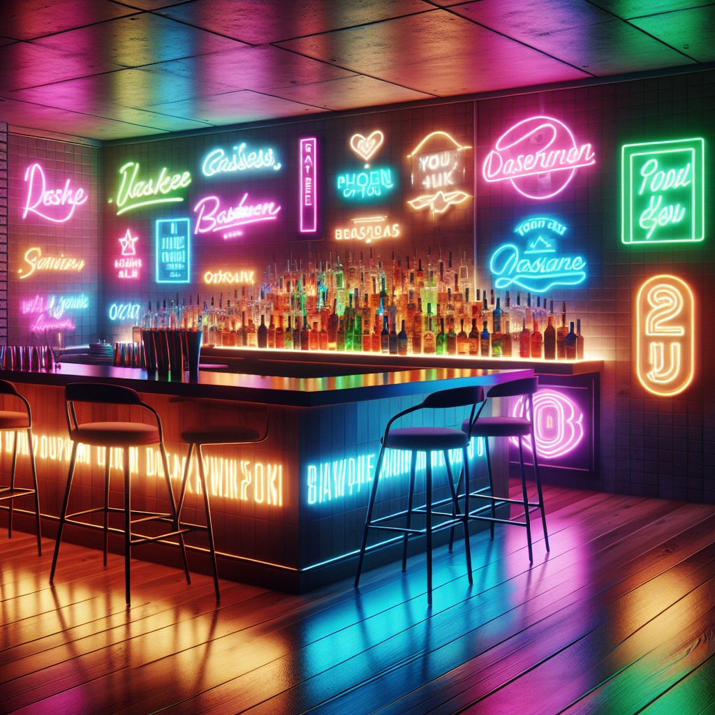 illuminate with neon signs