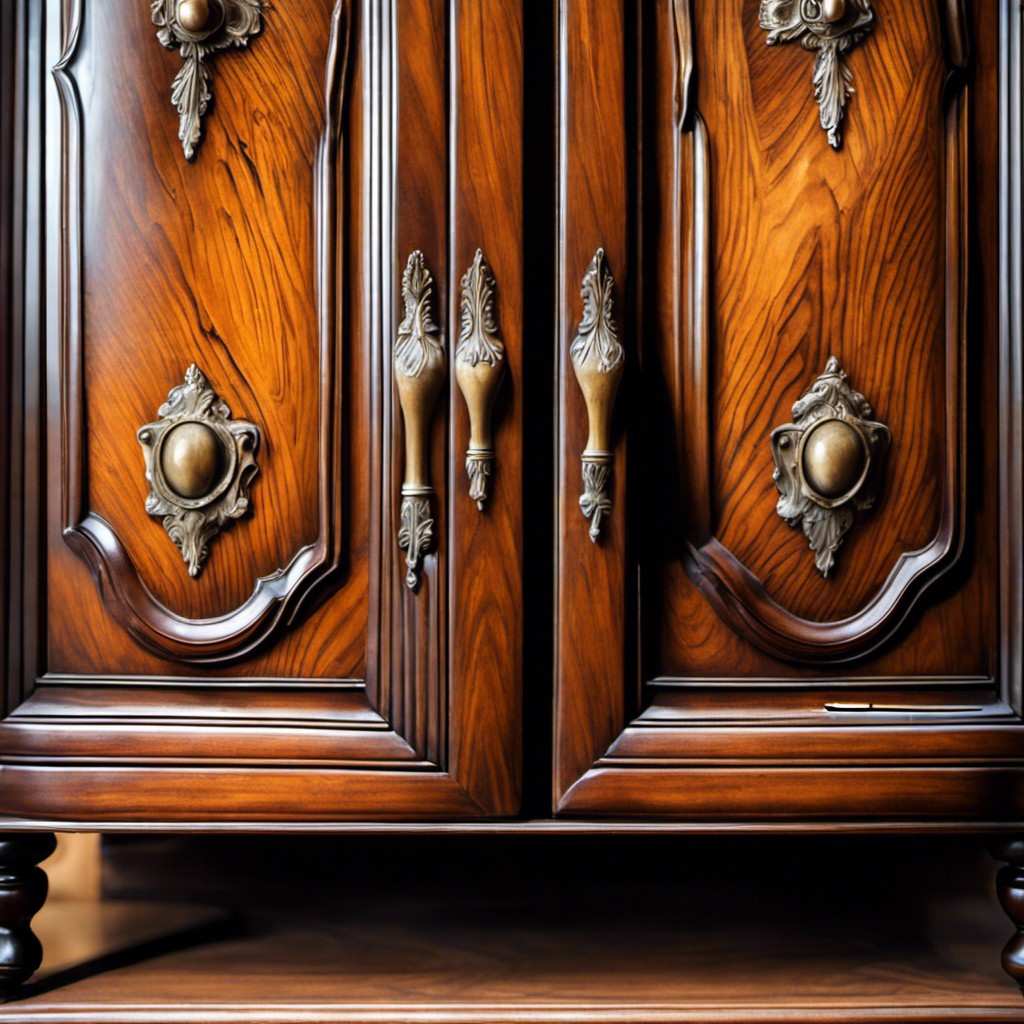 impact of water damage on antique wooden cabinets a study