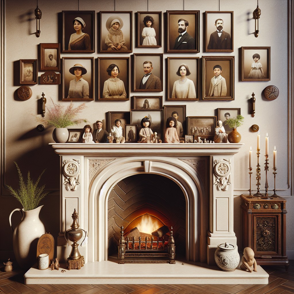 incorporate a mantelpiece for displayed memories