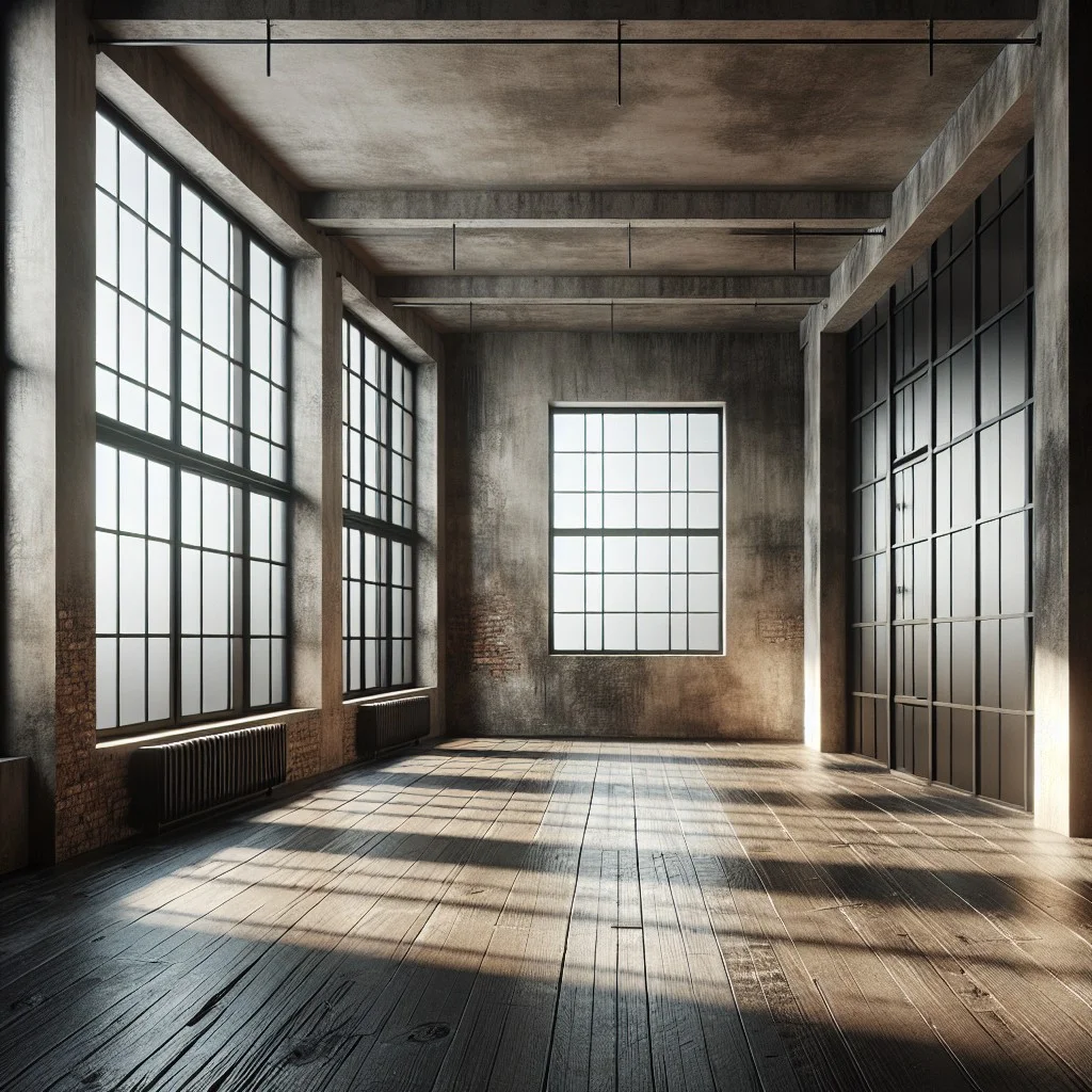 industrial metal window trim inspiration