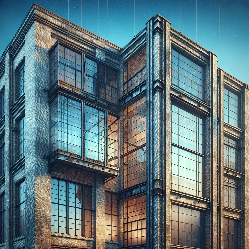 industrial style metal window frames