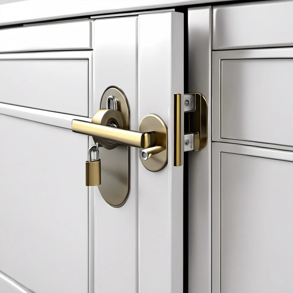 innovative locking systems for white metal cabinets