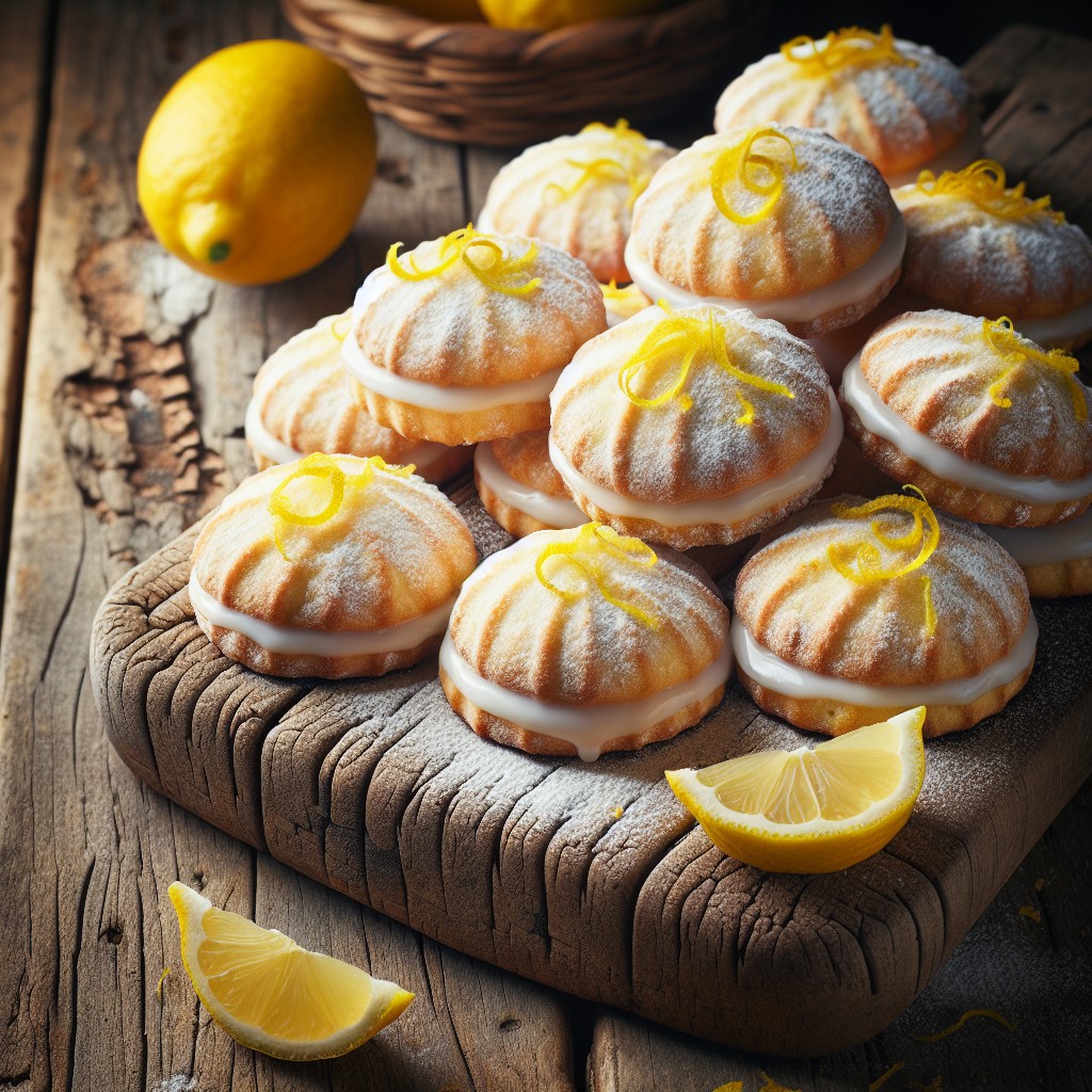 italian lemon glazed cookies