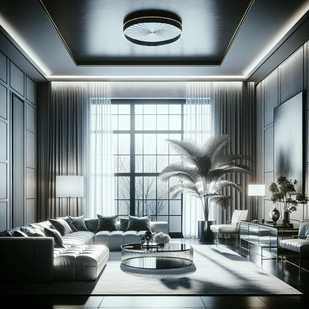 metallic window trim for modern interiors