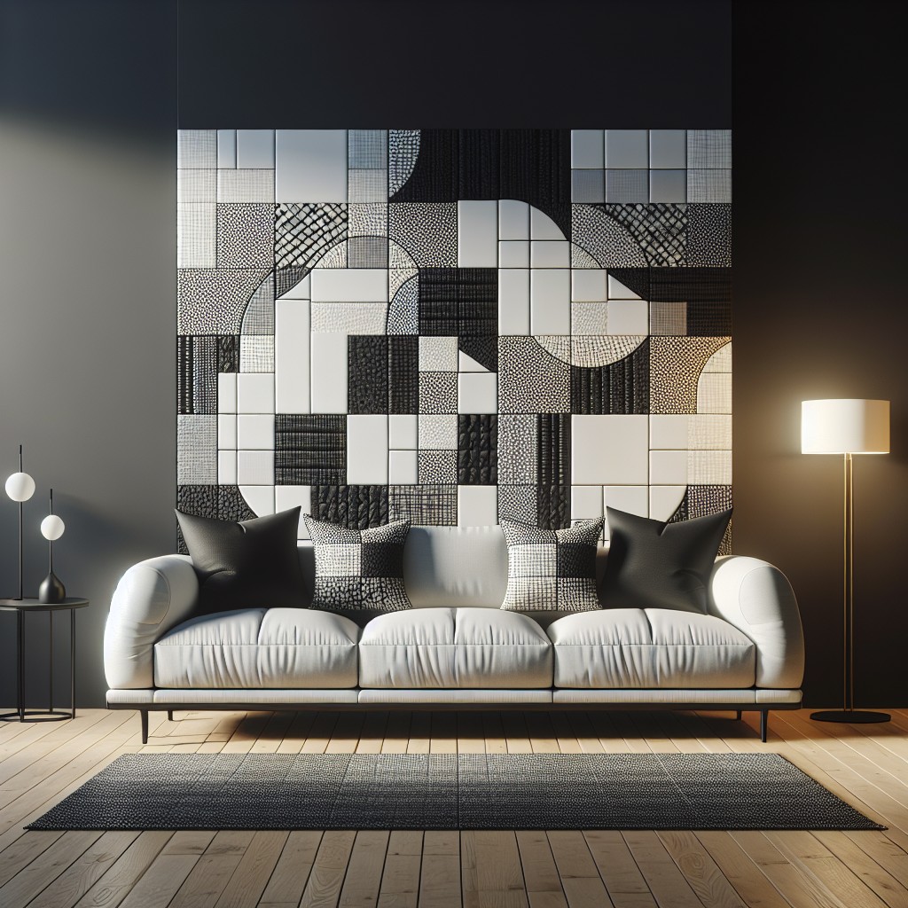 mosaic marvel black and white patchwork patterns