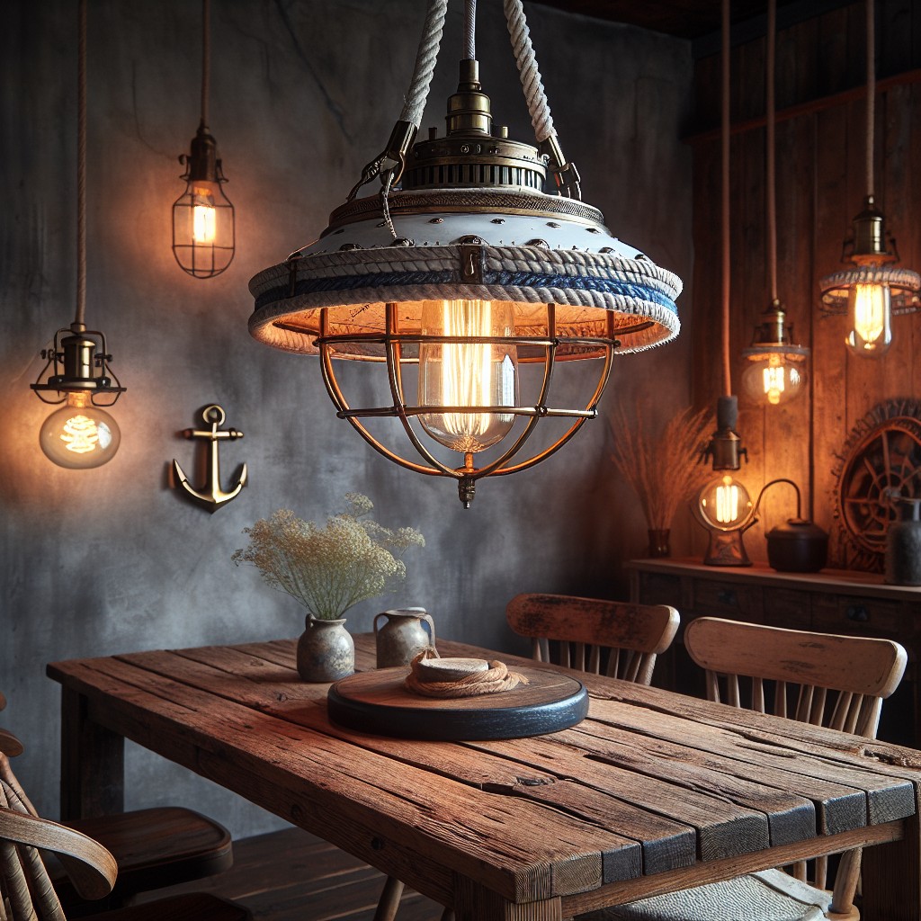 nautical themed 100 watt pendant lights