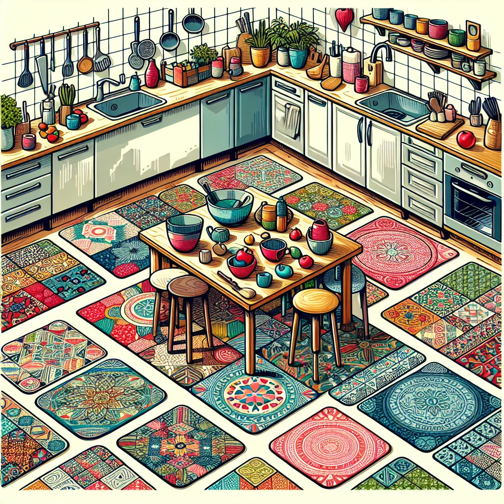 pattern play impress with patterned rubber kitchen mats