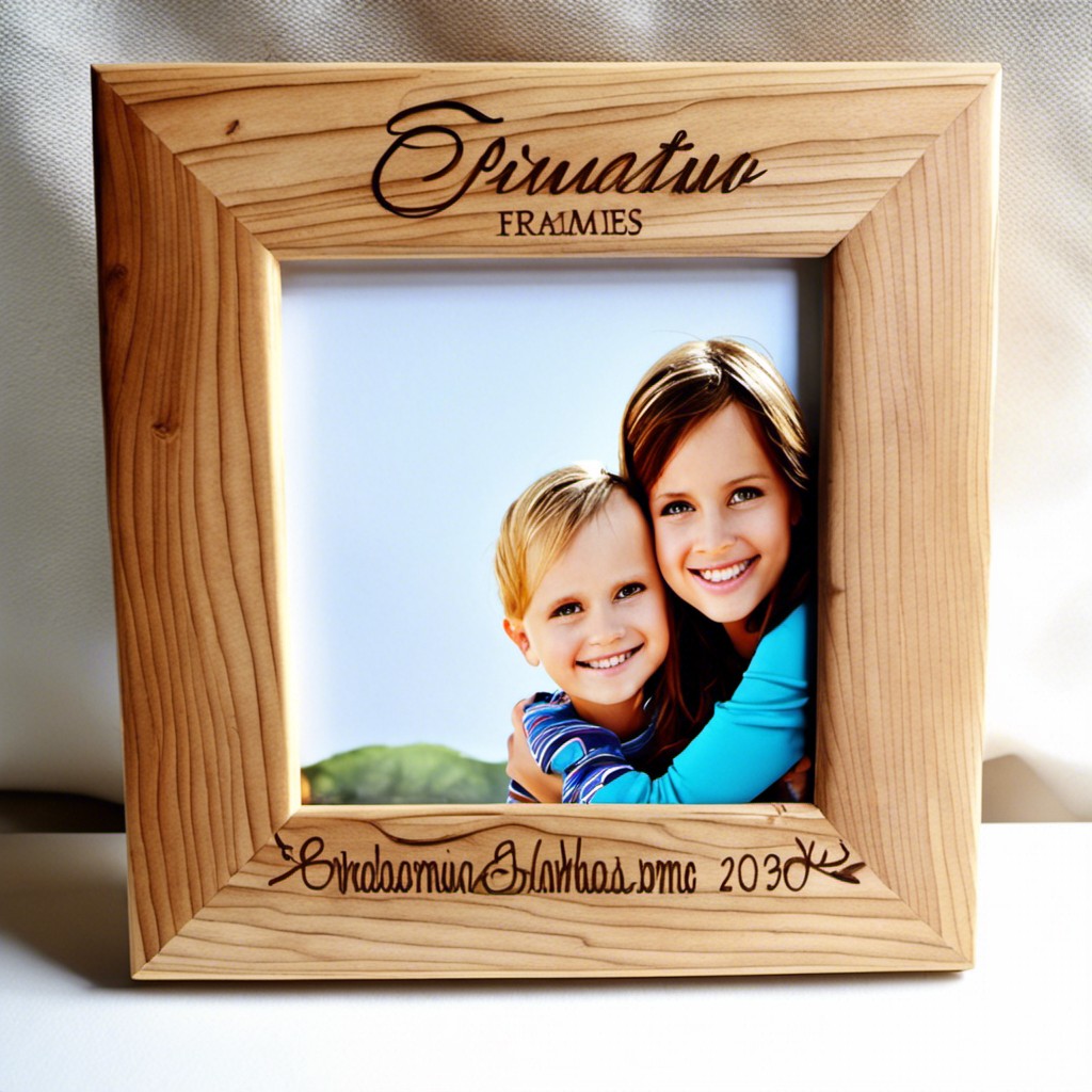personalized wooden picture frames perfect for capturing memories