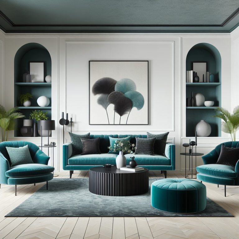 20 Teal and Black Decor Ideas for Your Home