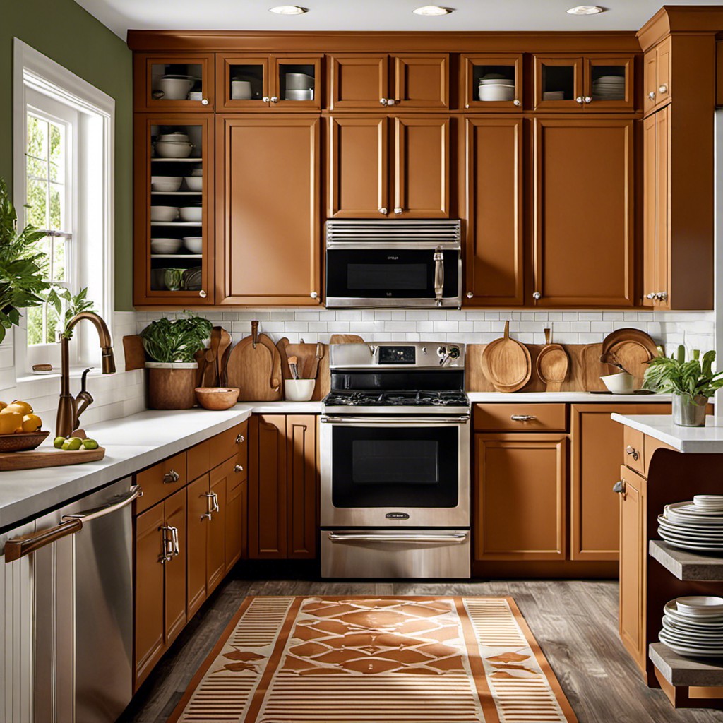 rust oleum cabinet transformations for vintage kitchen