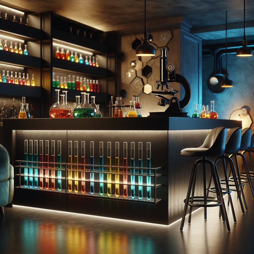 science lab style bar