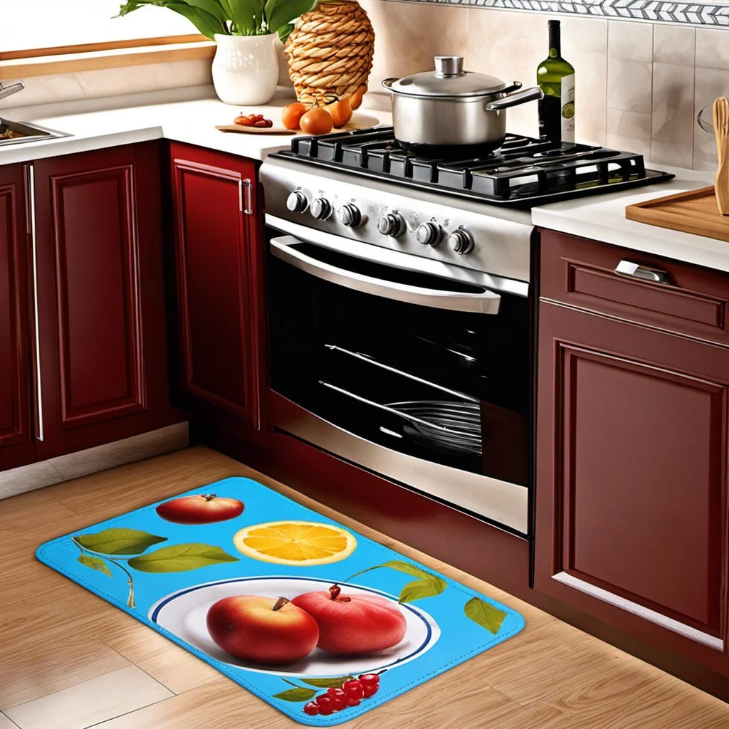 seasonal decorative plastic kitchen mats