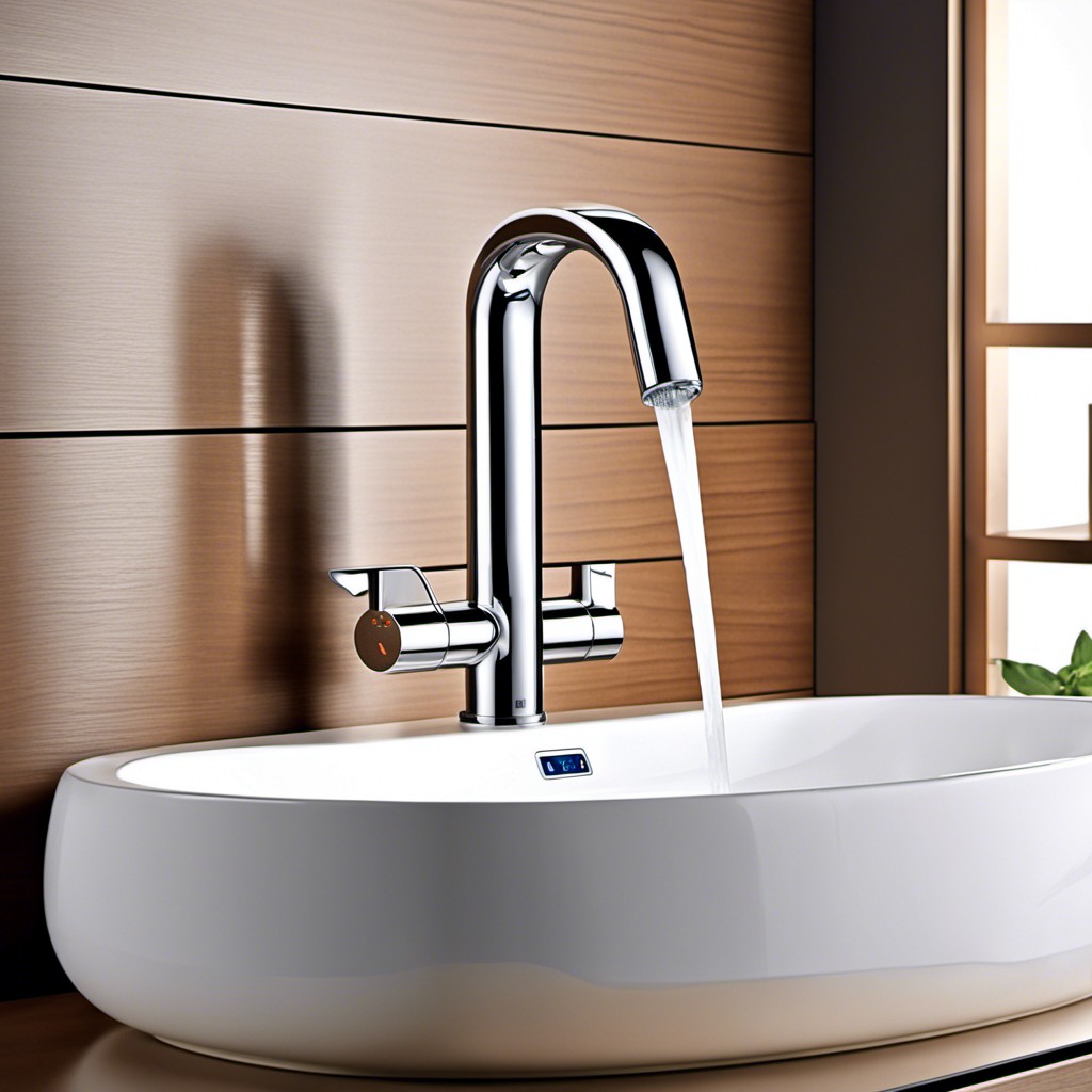 sensor based faucets with optional separate handle