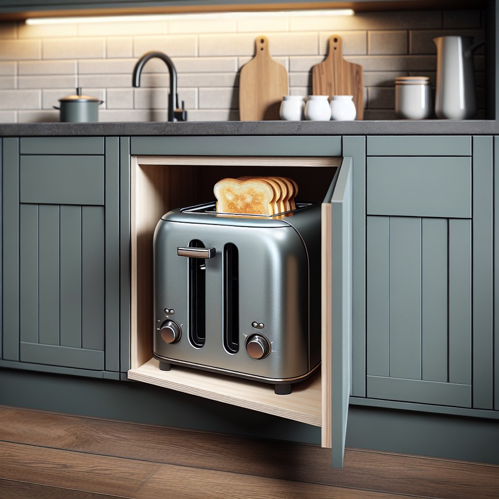 side opening toaster doors for easy access