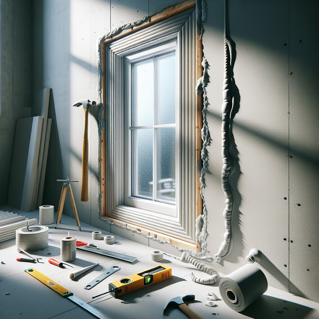 solutions for sealing gaps in drywall return window installations