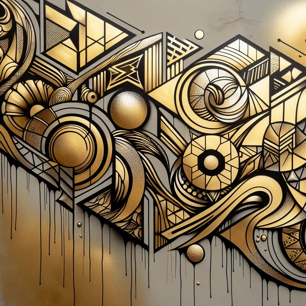 stunning wall art ideas with 24k gold spray paint