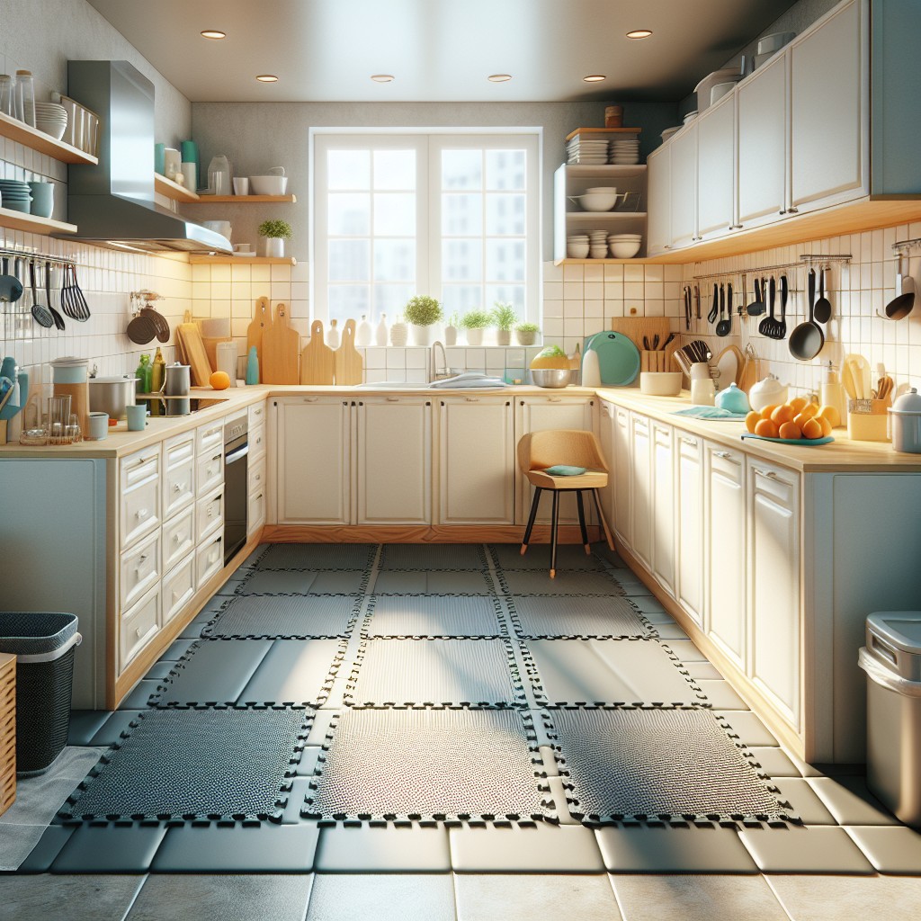 the role of rubber mats in maintaining a clean kitchen environment