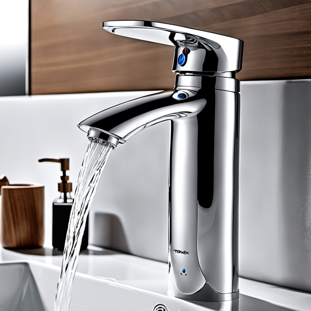 touch sensitive faucet with separate manual handle