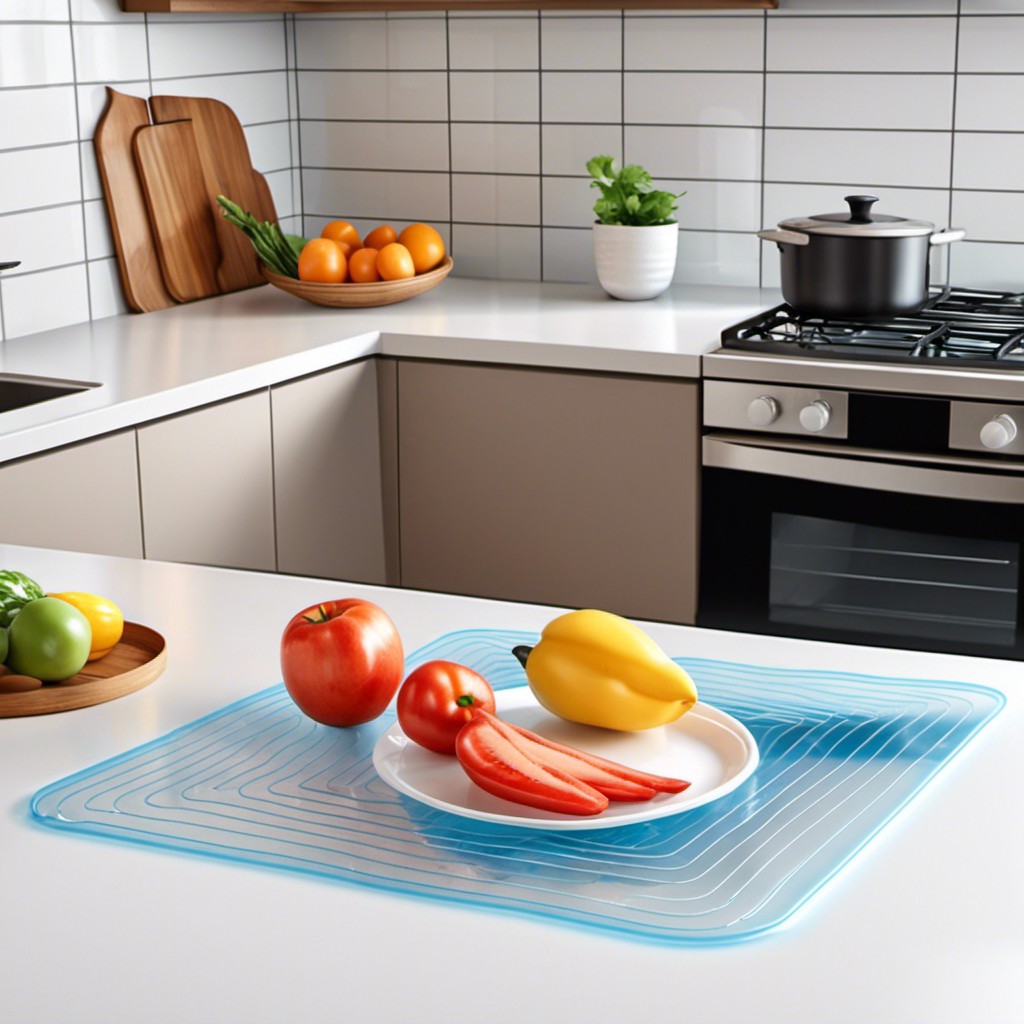transparent plastic kitchen mats for minimalists