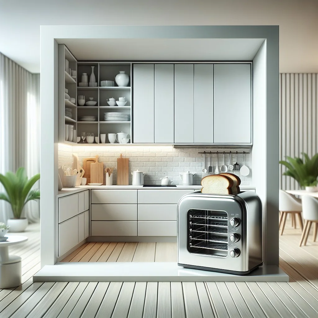 under cabinet mounted vertical toaster