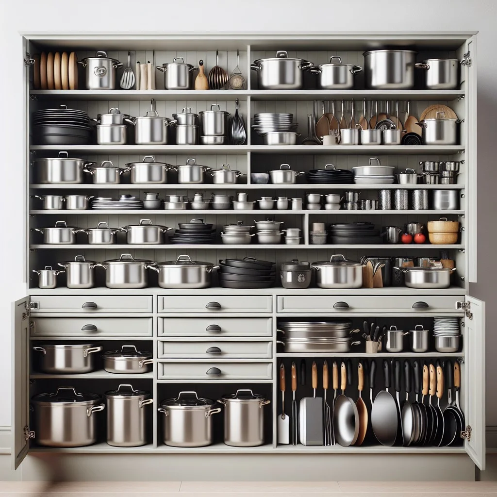 under the sink storage for pots and pans
