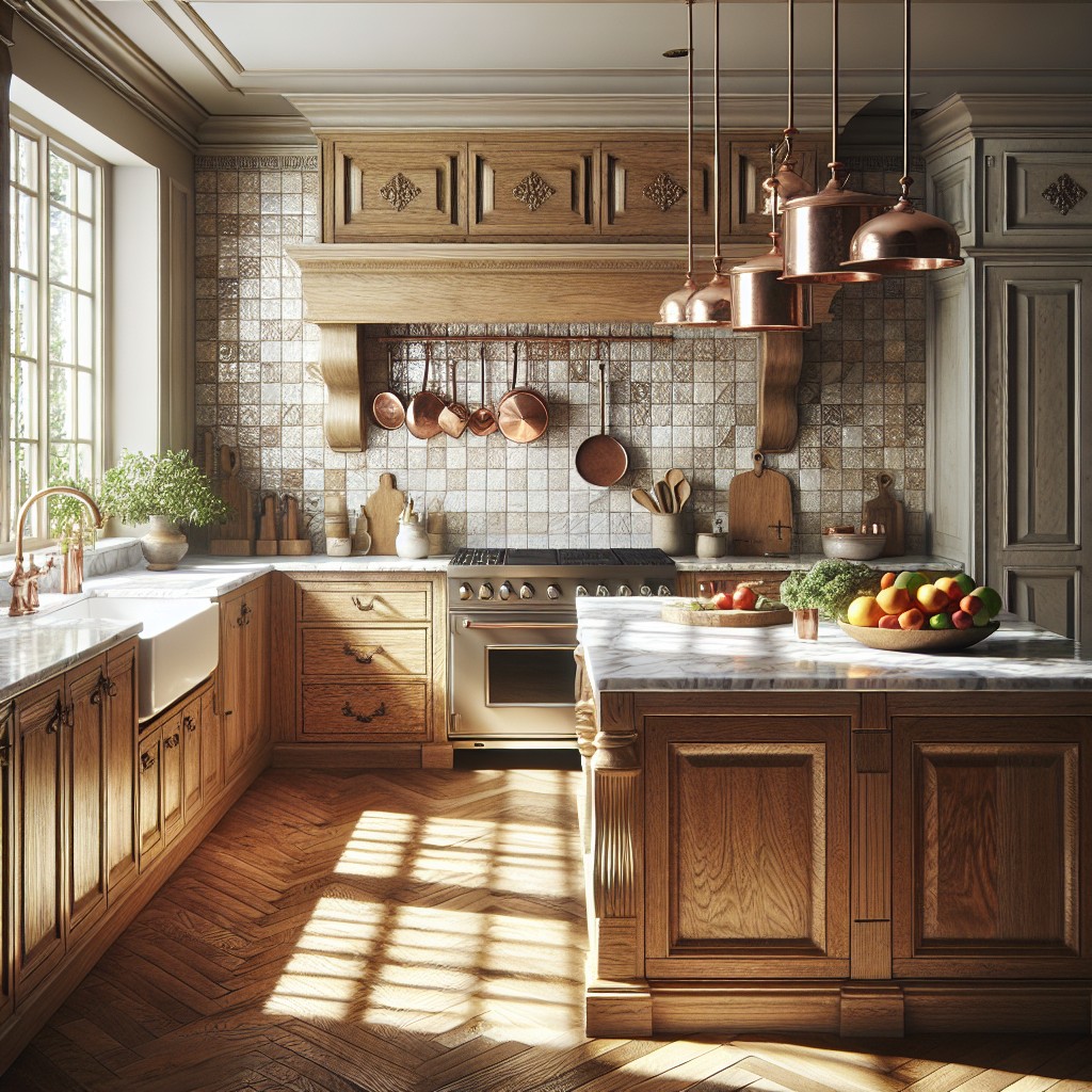unlocking the potential of white marble in traditional kitchen designs