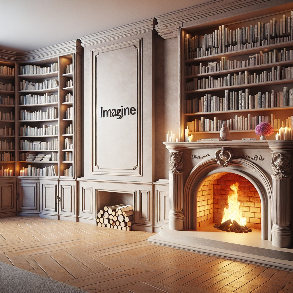 use bookshelves for a literary twist