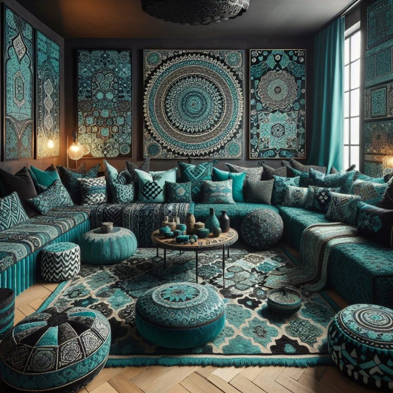 20 Teal and Black Decor Ideas for Your Home