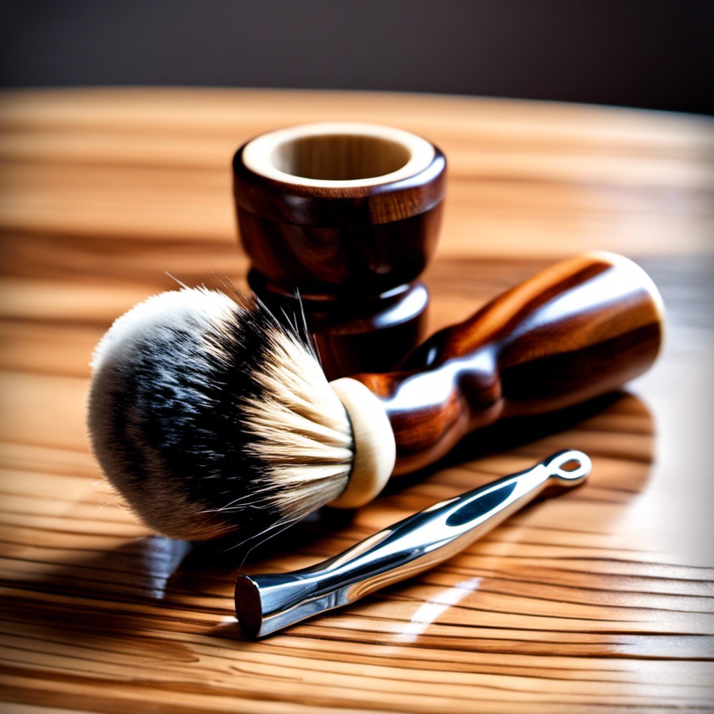 wooden shaving brush handle a must for grooming kits