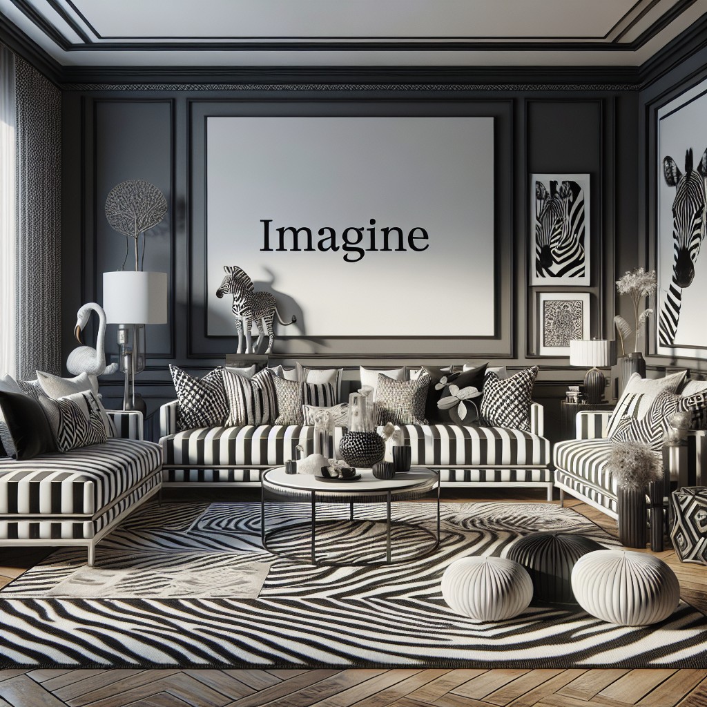 zebra vibes animal print inspiration for your sofa