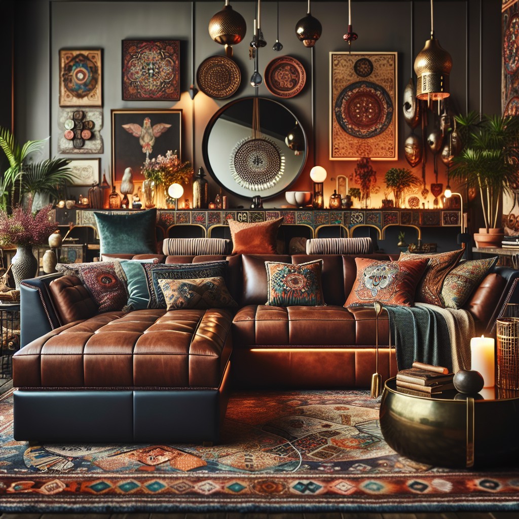 bi cast leather convertible sofa