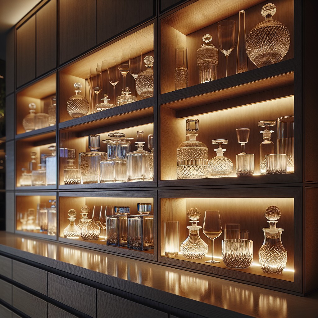 cabinets with integrated lighting