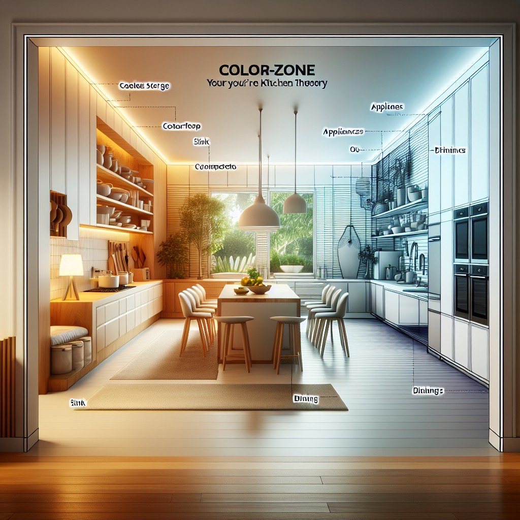 color zone kitchen theory