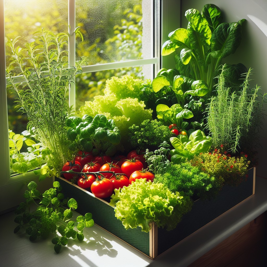 compact veggie patch windowsill extender