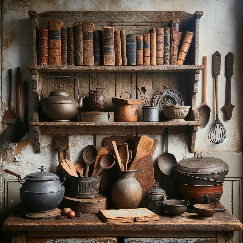 decorative cookbooks for farmhouse kitchens