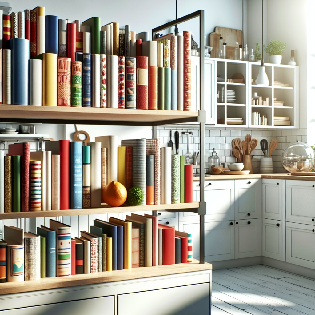 eclectic cookbooks adding pops of color to your kitchen