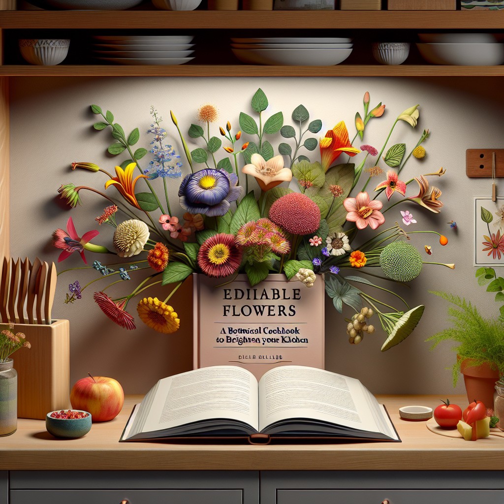 edible flowers a botanical cookbook to brighten your kitchen