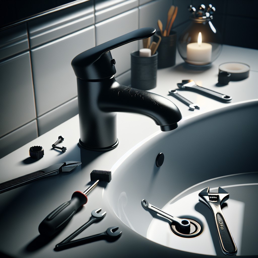 emergency fixes for scratched black faucets