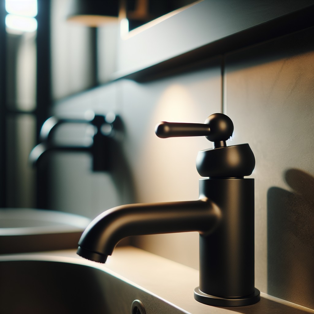 ensuring the longevity of repaired matte black faucet