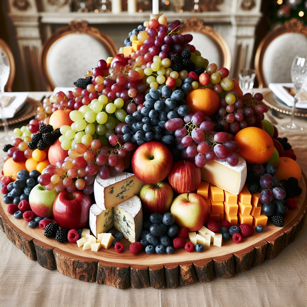 fruit and cheese pairing centerpiece ideas