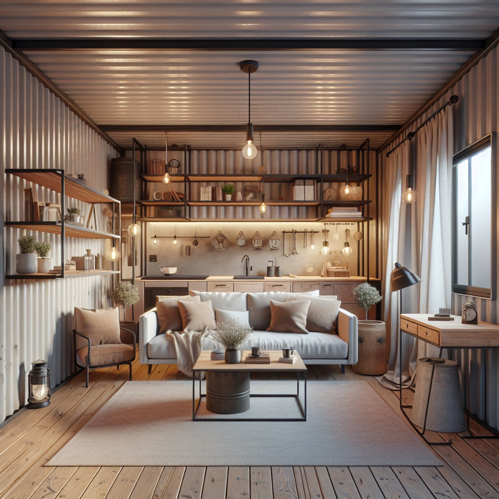 furniture and interior design ideas for container homes in nashville